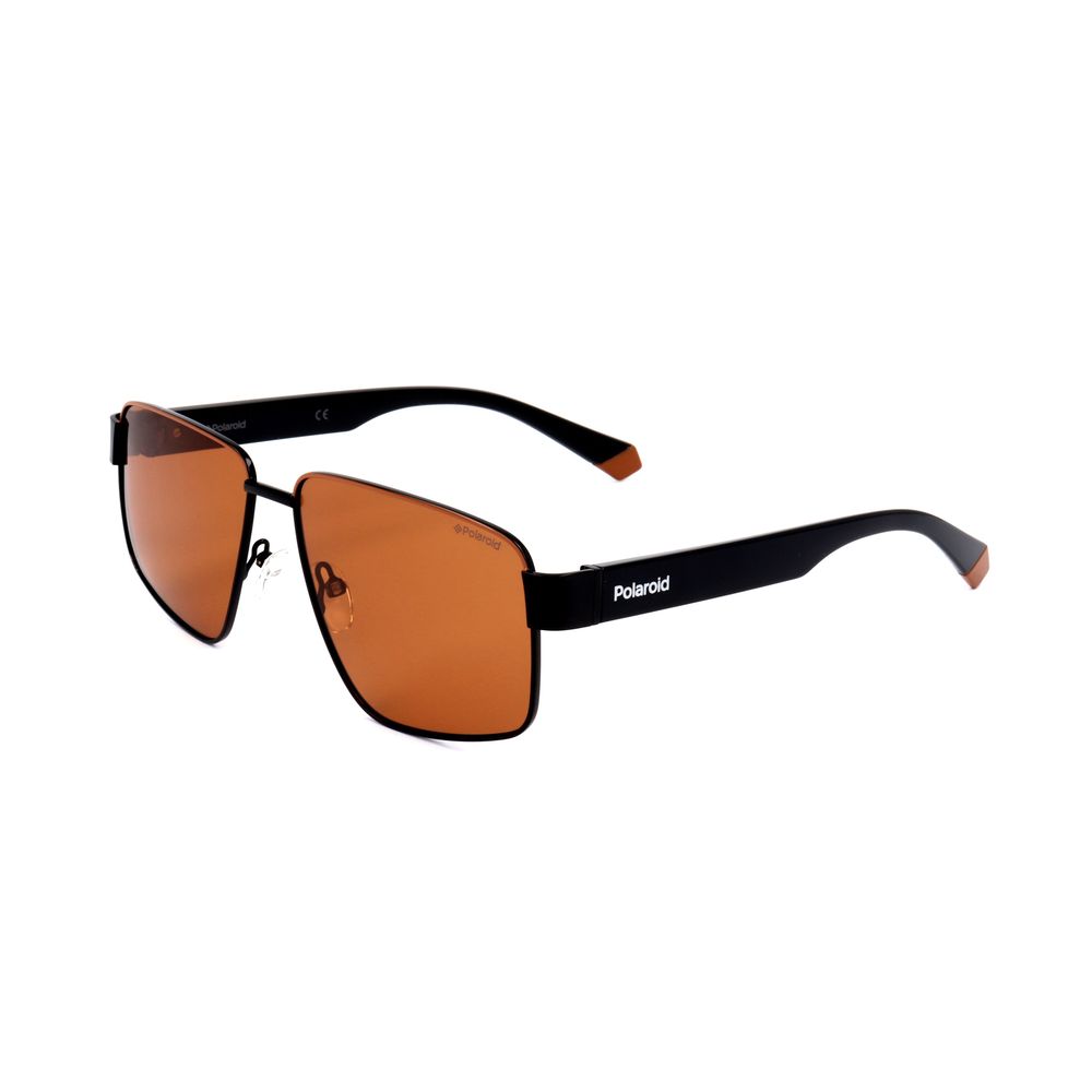 Polaroid Orange and Black Bicolor Polycarbonate Sunglasses