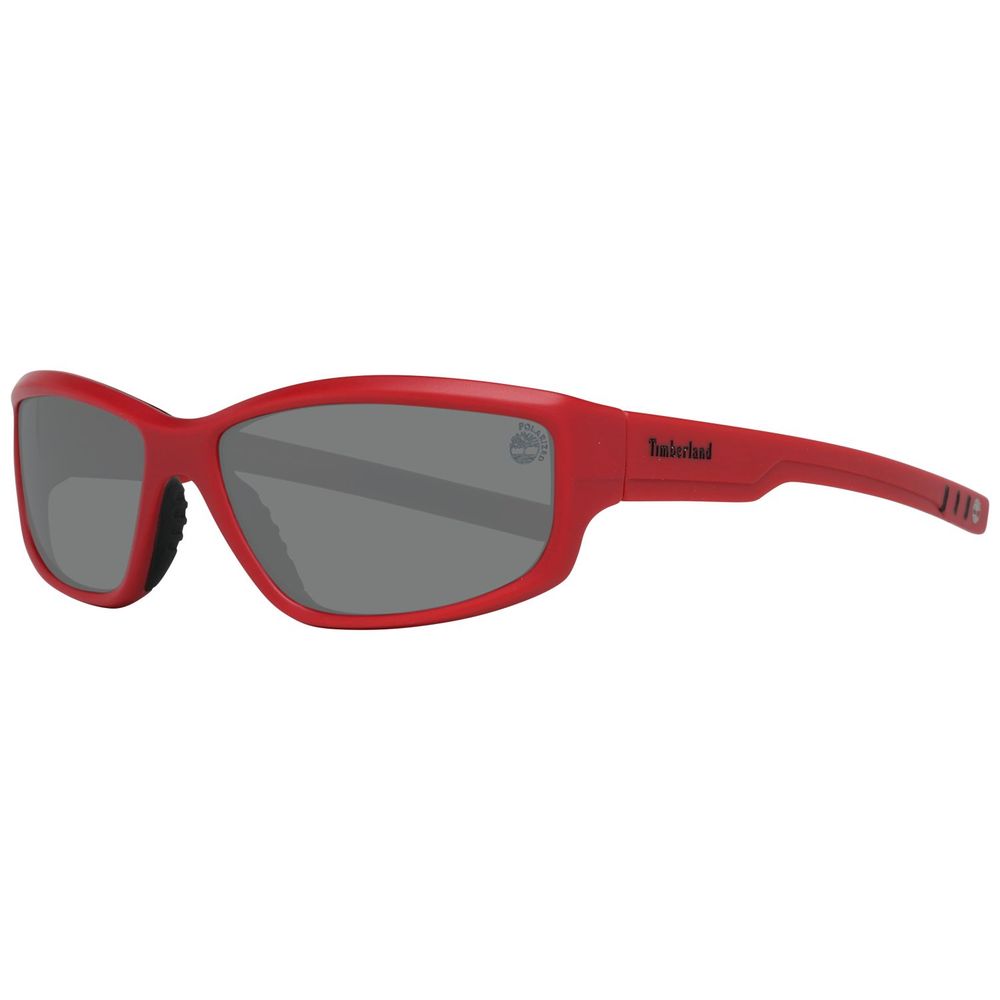 Timberland Red Acetate Sunglasses for Effortless Elegance