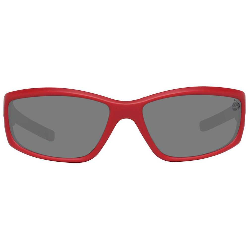 Timberland Red Acetate Sunglasses for Effortless Elegance