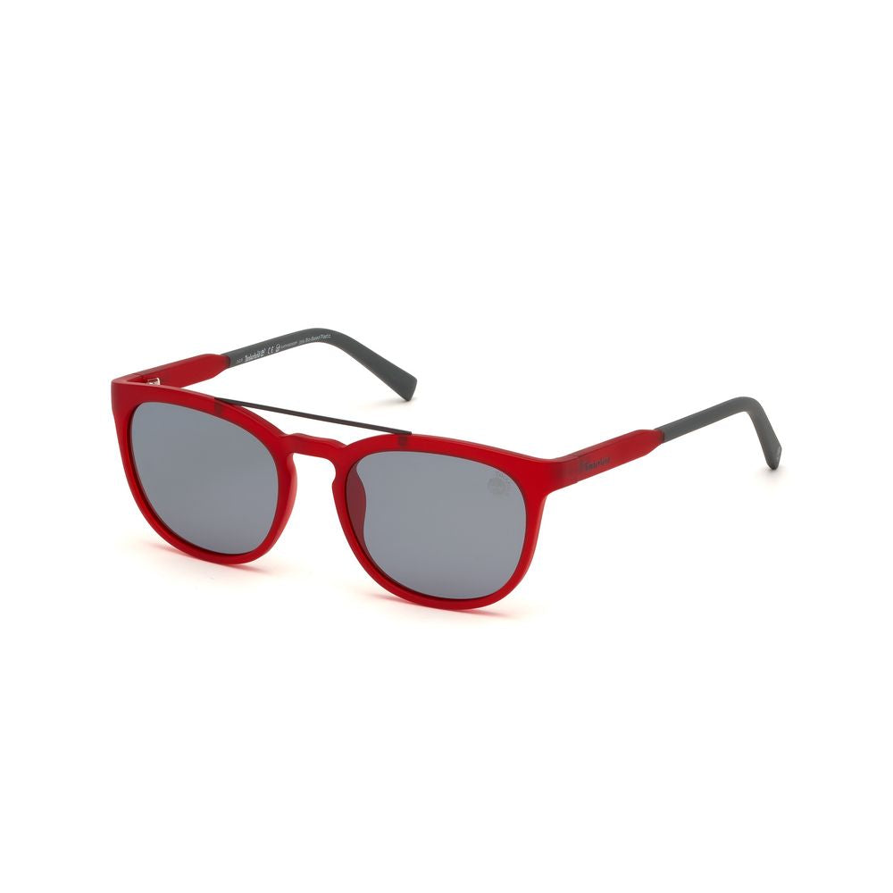 Timberland Red Injected Sunglasses for Elevated Style