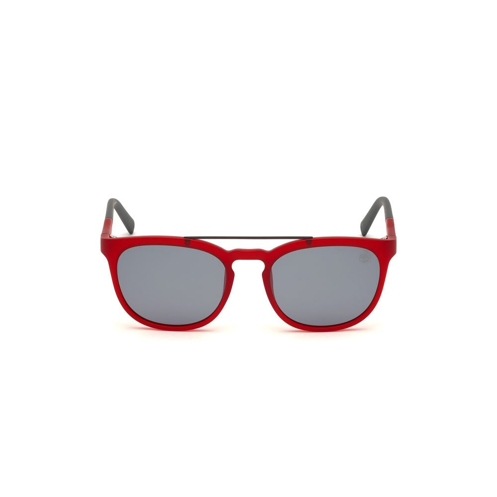 Timberland Red Injected Sunglasses for Elevated Style