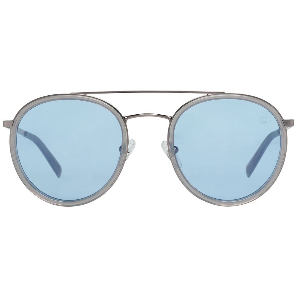 Timberland Silver Metal And Acetate Sunglasses