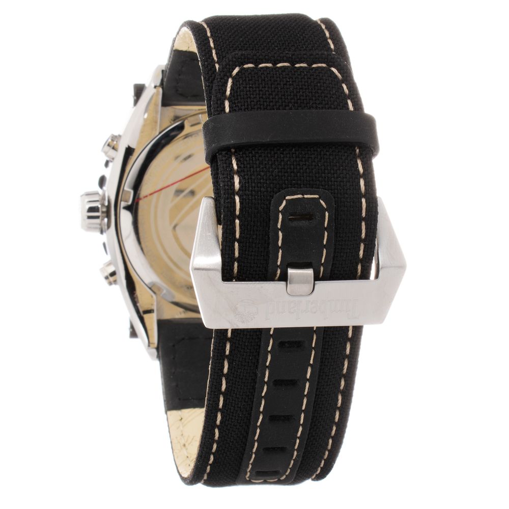 Timberland Black Leather Watch: Timeless Elegance Redefined