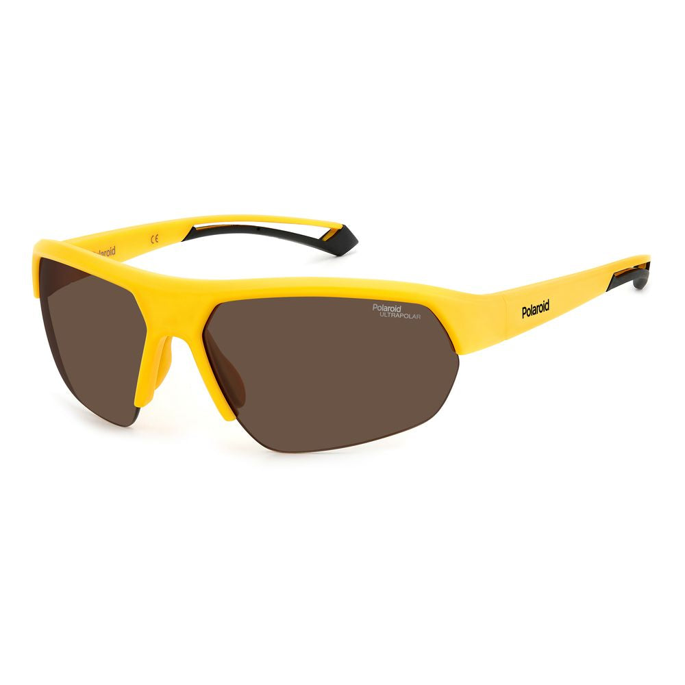 Polaroid Yellow Resin Sunglasses for Effortless Elegance