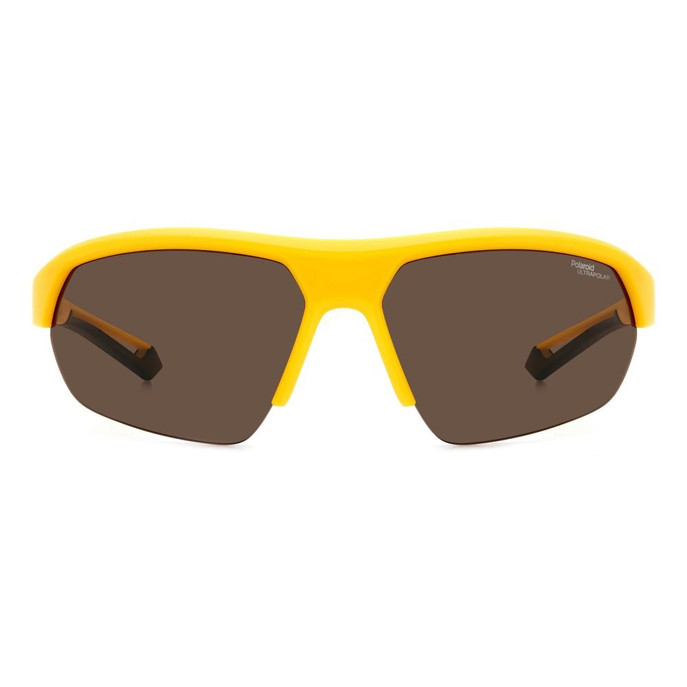 Polaroid Yellow Resin Sunglasses for Effortless Elegance