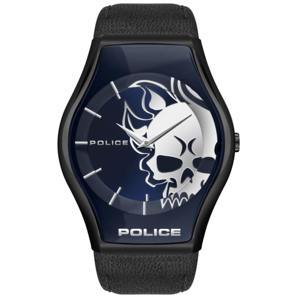 Police Black Leather Watch – Timeless Elegance Redefined