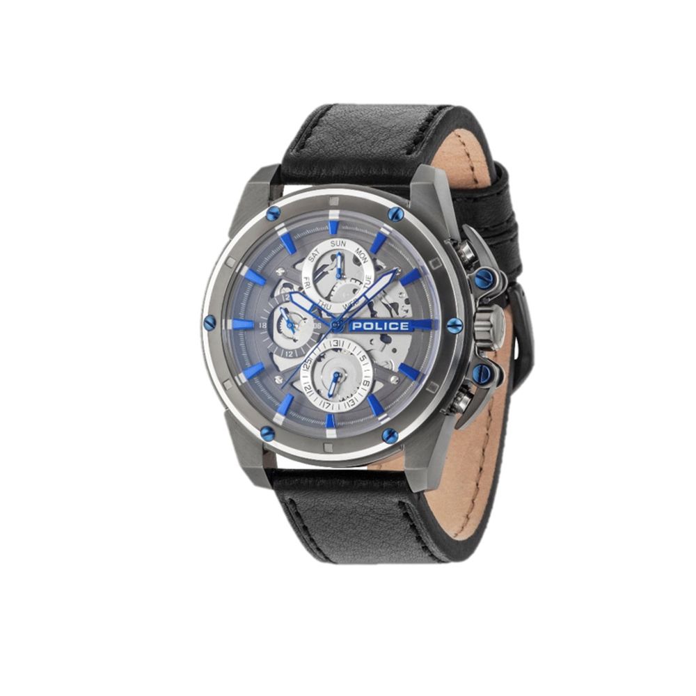 Police Black Leather Watch - Timeless Sophistication Redefined