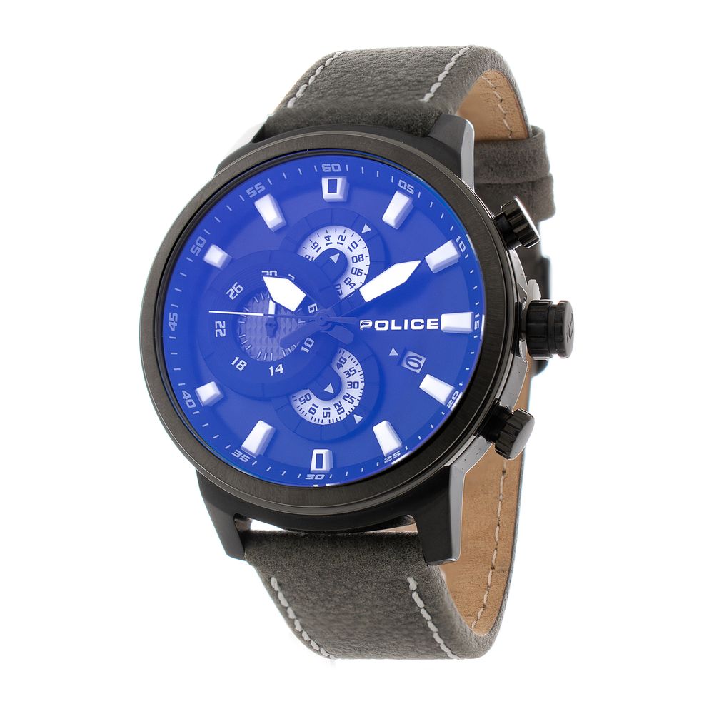 Police Gray Leather Watch – Timeless Elegance Redefined
