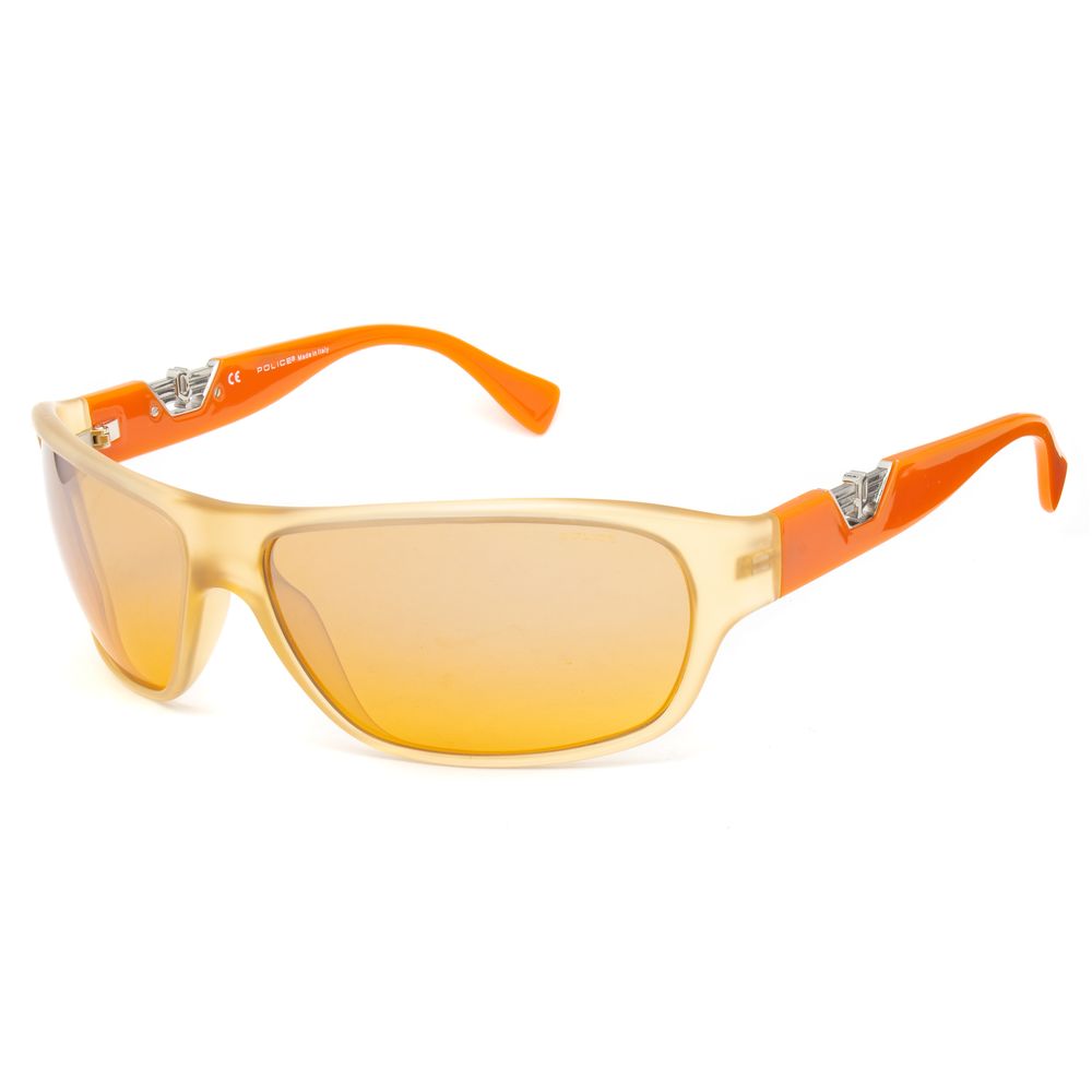 Police Orange Injected Sunglasses for Elevated Style