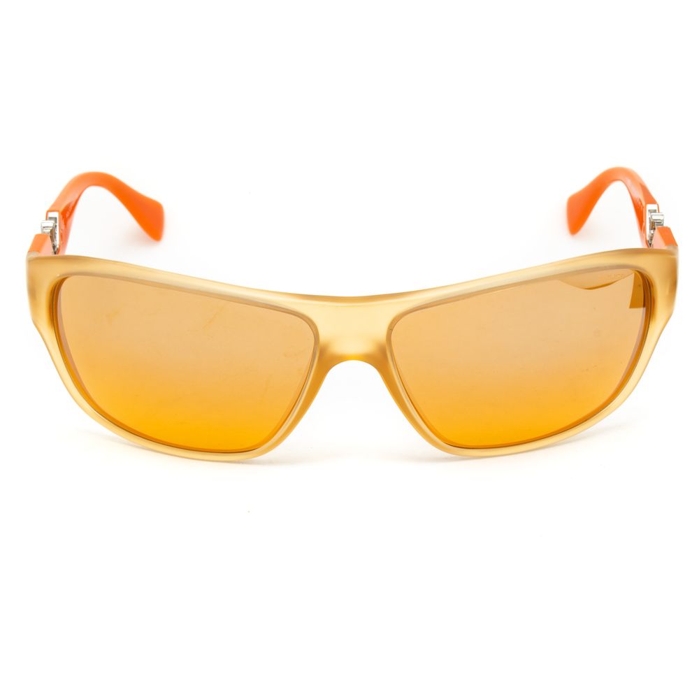 Police Orange Injected Sunglasses for Elevated Style