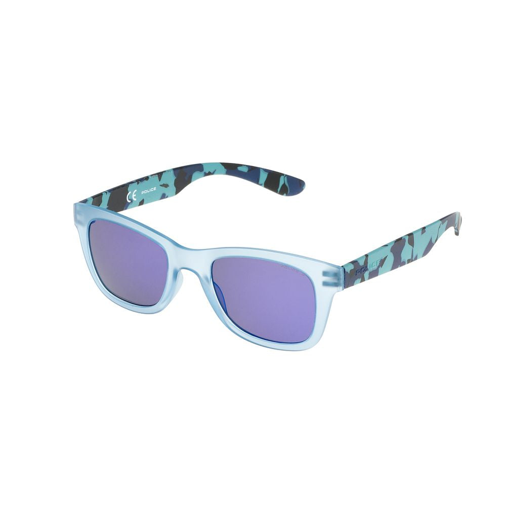 Police Blue Injected Sunglasses for Effortless Sophistication