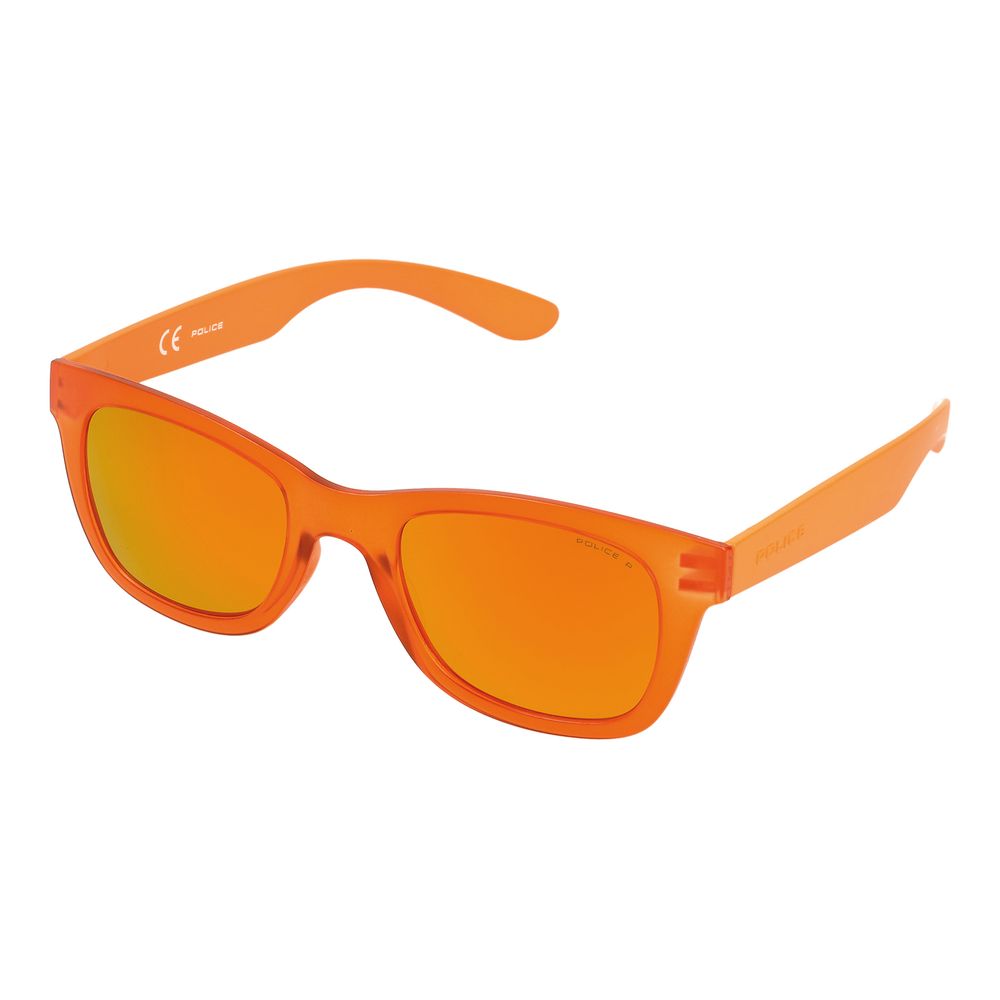 Police Orange Injected Sunglasses for Stylish Elevation