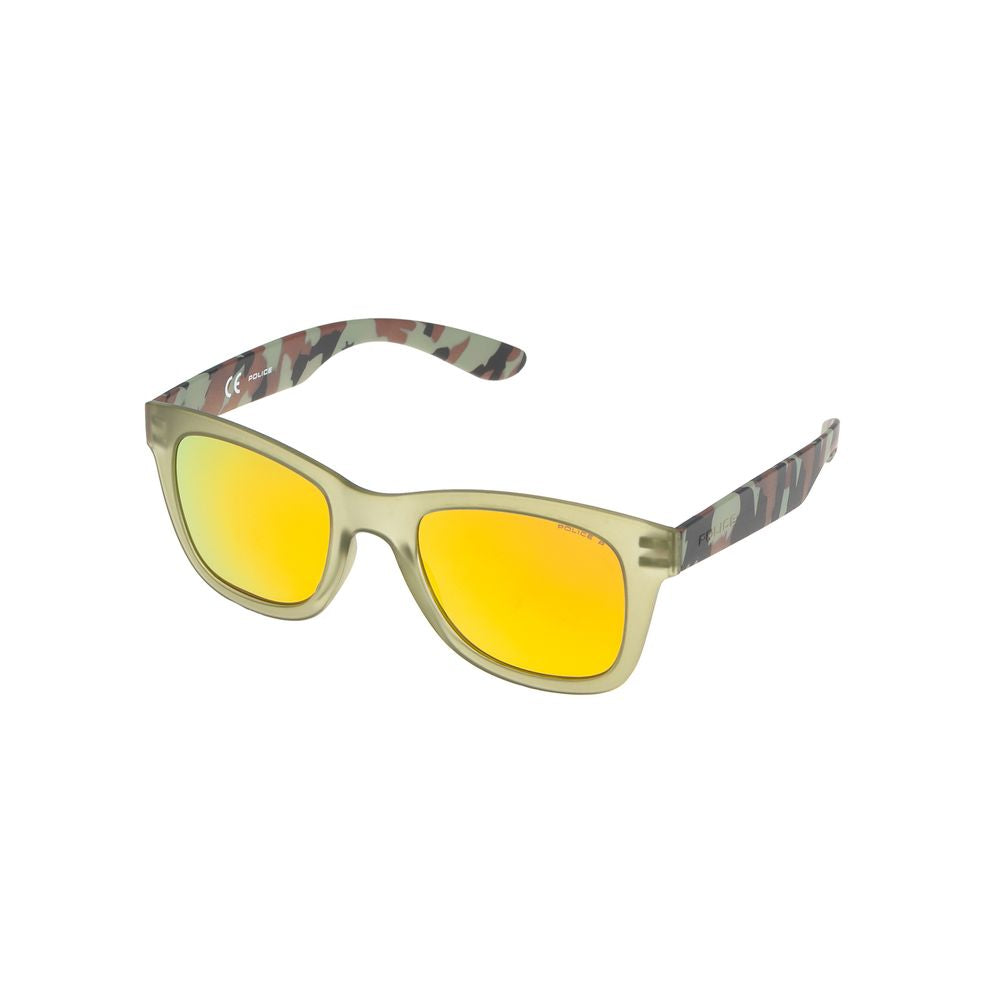 Police Green Injected Sunglasses for Sophisticated Style