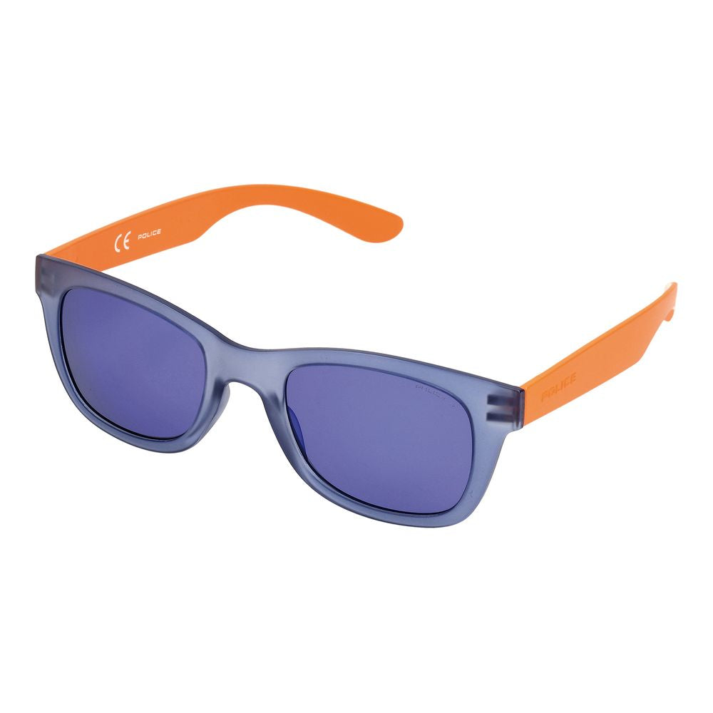 Police Blue Injected Sunglasses for Elevated Style