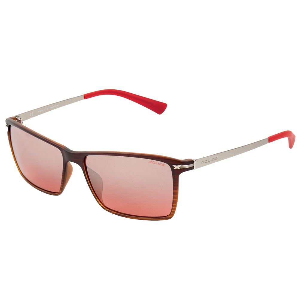 Police Red Injected Sunglasses for Elevated Style