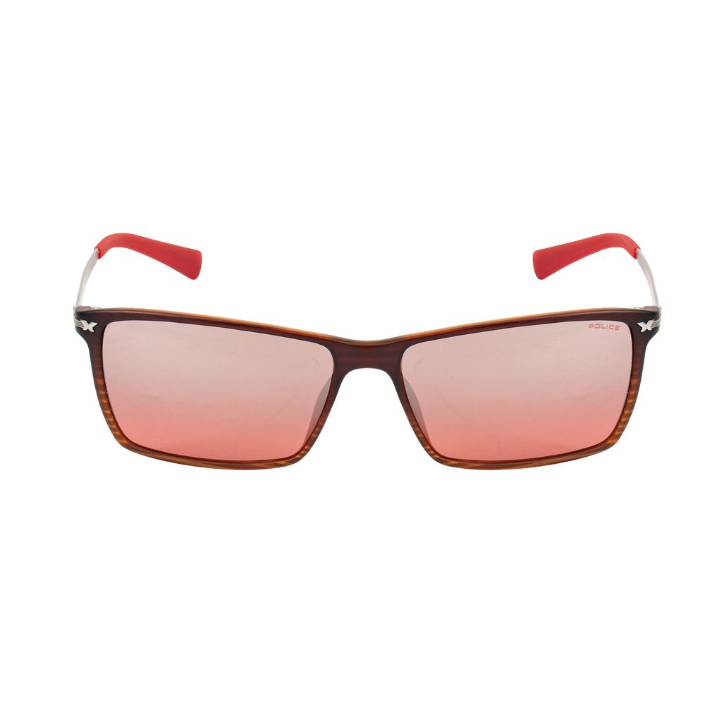 Police Red Injected Sunglasses for Elevated Style