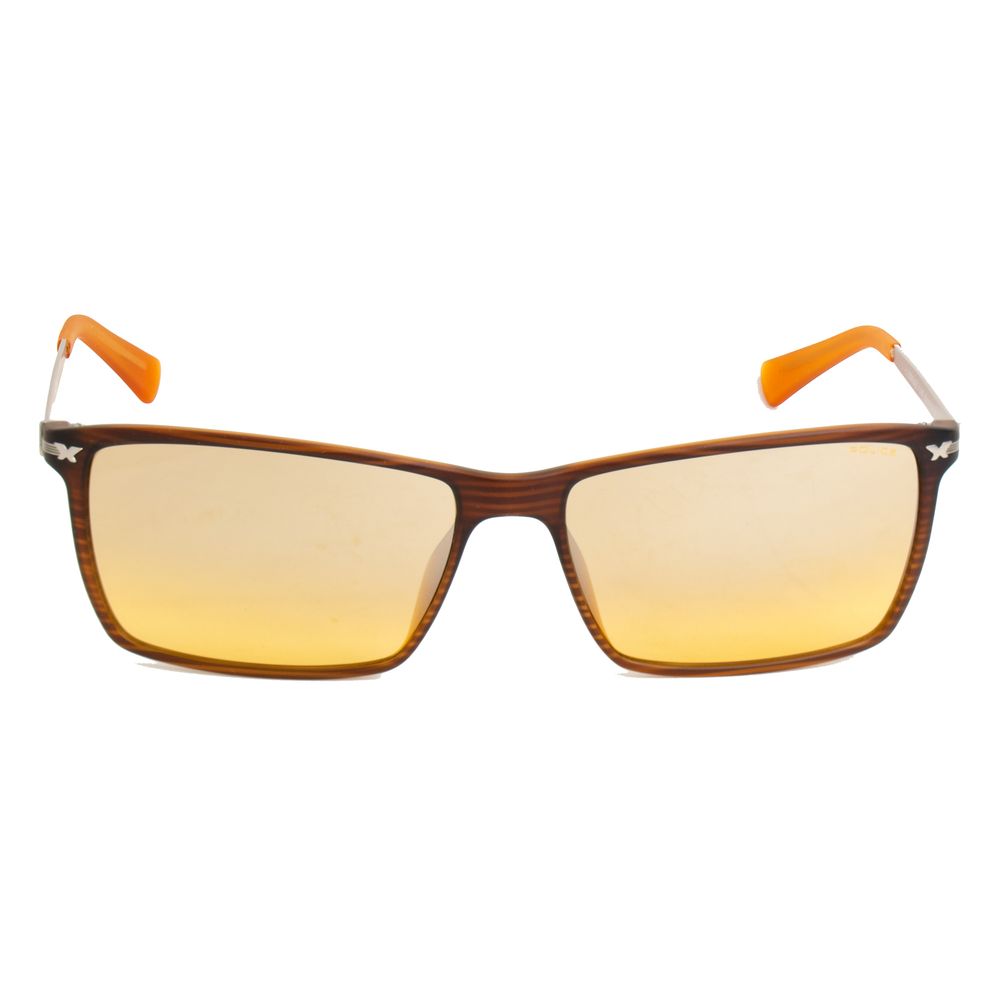 Police Brown Injected Sunglasses - Timeless Elegance Redefined