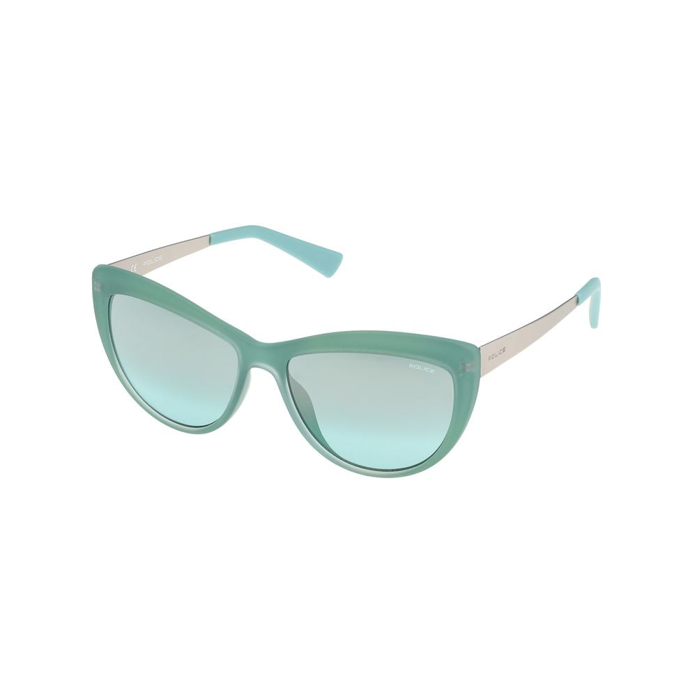 Police Green Metal Sunglasses - Timeless Elegance Redefined