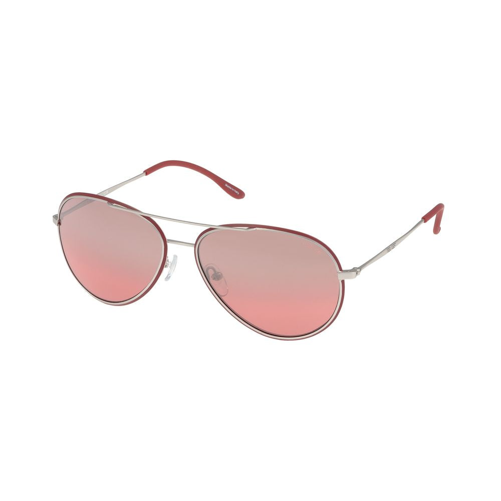 Police Red Metal Sunglasses for Bold Elegance and Style
