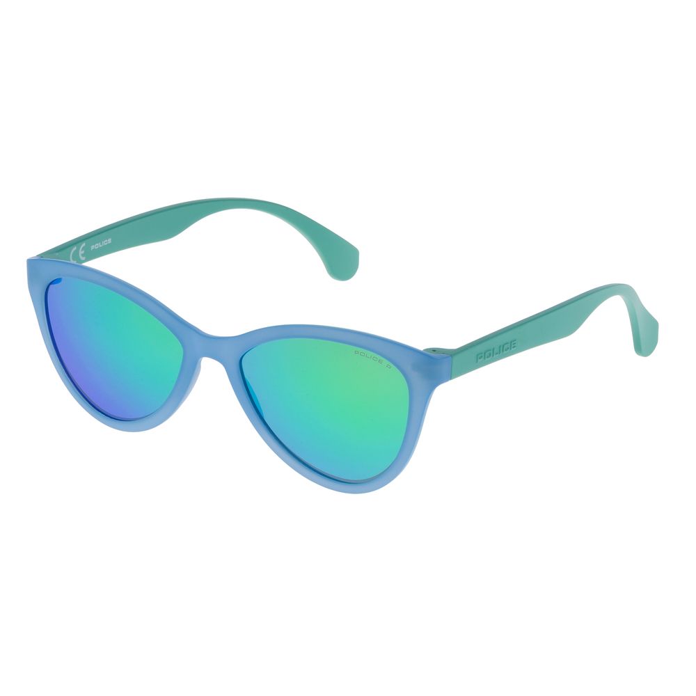 Police Blue Injected Sunglasses for Elevated Style