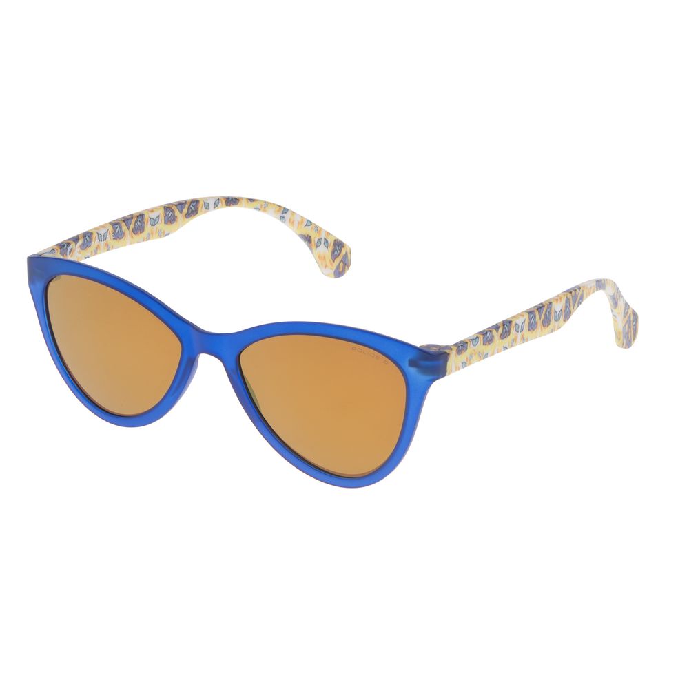 Police Blue Injected Sunglasses for Modern Elegance