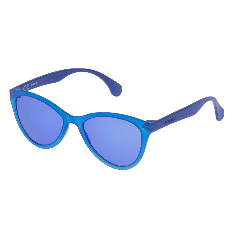 Police Blue Injected Sunglasses - Luxurious Eyewear Statement