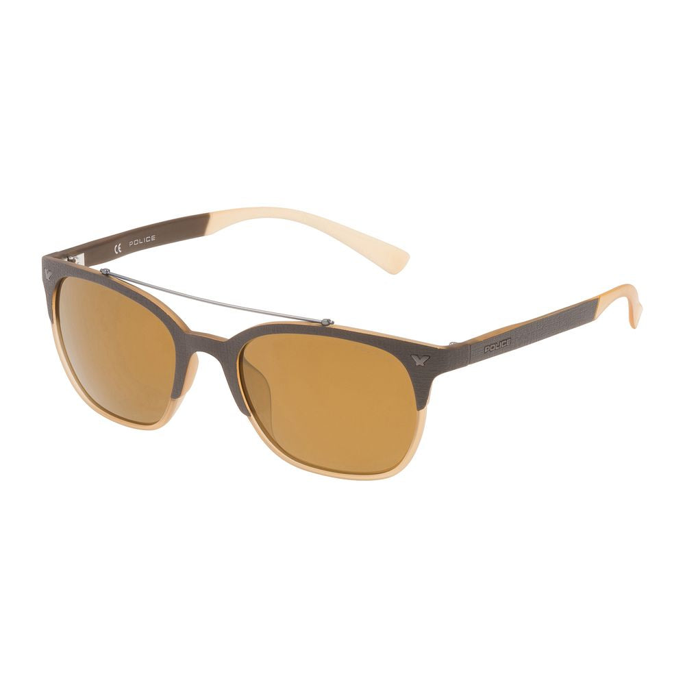 Police Brown Injected Sunglasses - Timeless Elegance Redefined