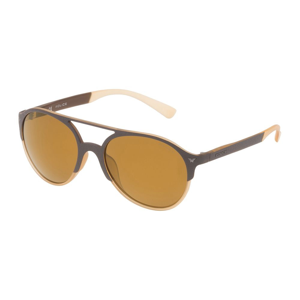 Police Brown Injected Sunglasses - Timeless Elegance Redefined