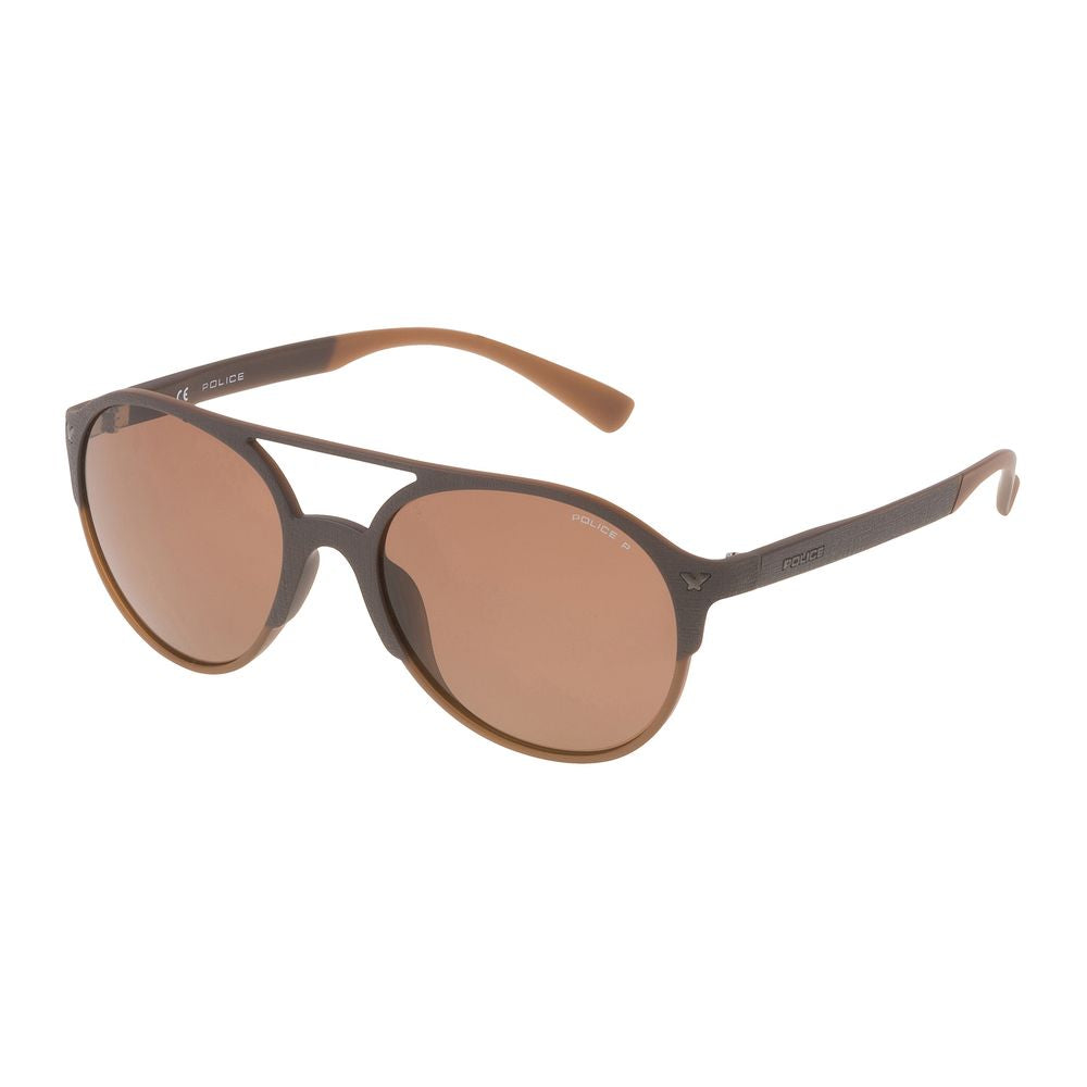 Police Brown Injected Sunglasses for Timeless Elegance