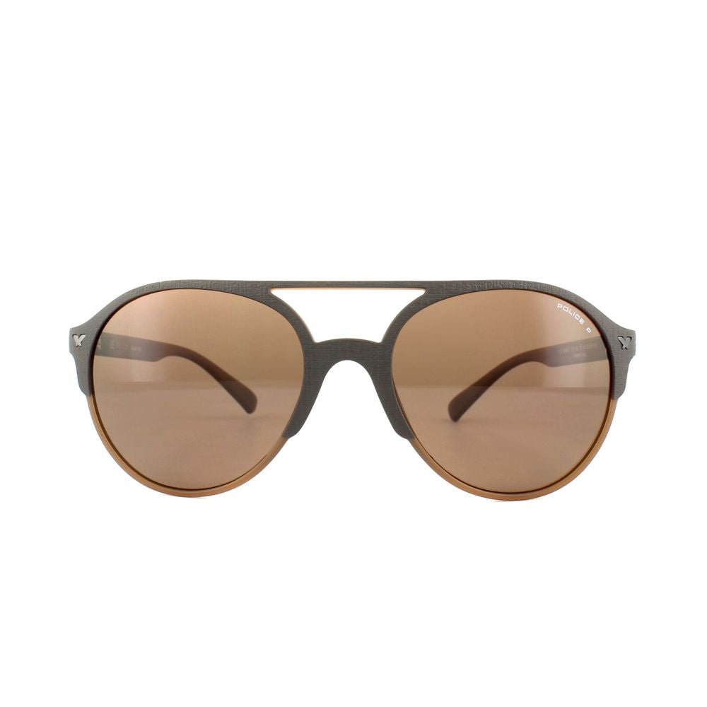 Police Brown Injected Sunglasses for Timeless Elegance