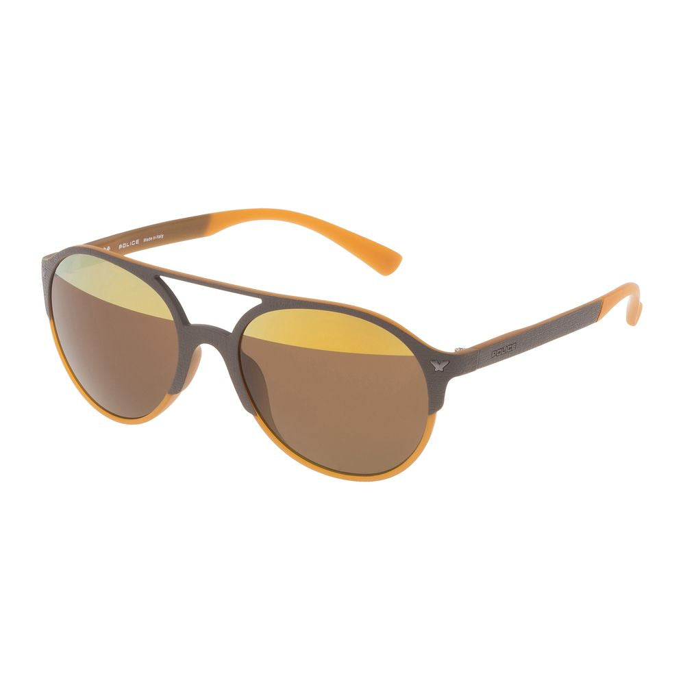 Police Brown Injected Sunglasses - Timeless Luxury Accessory