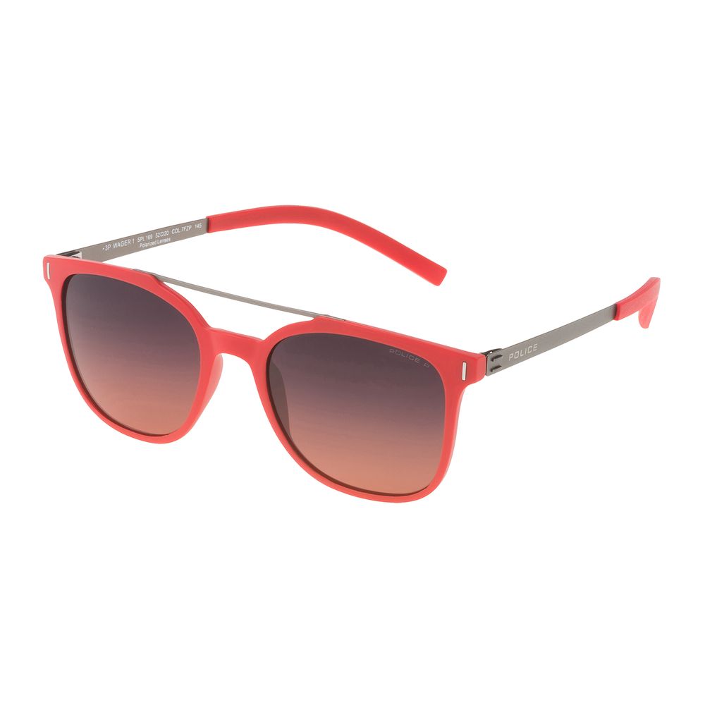 Police Red Injected Sunglasses for Bold Elegance