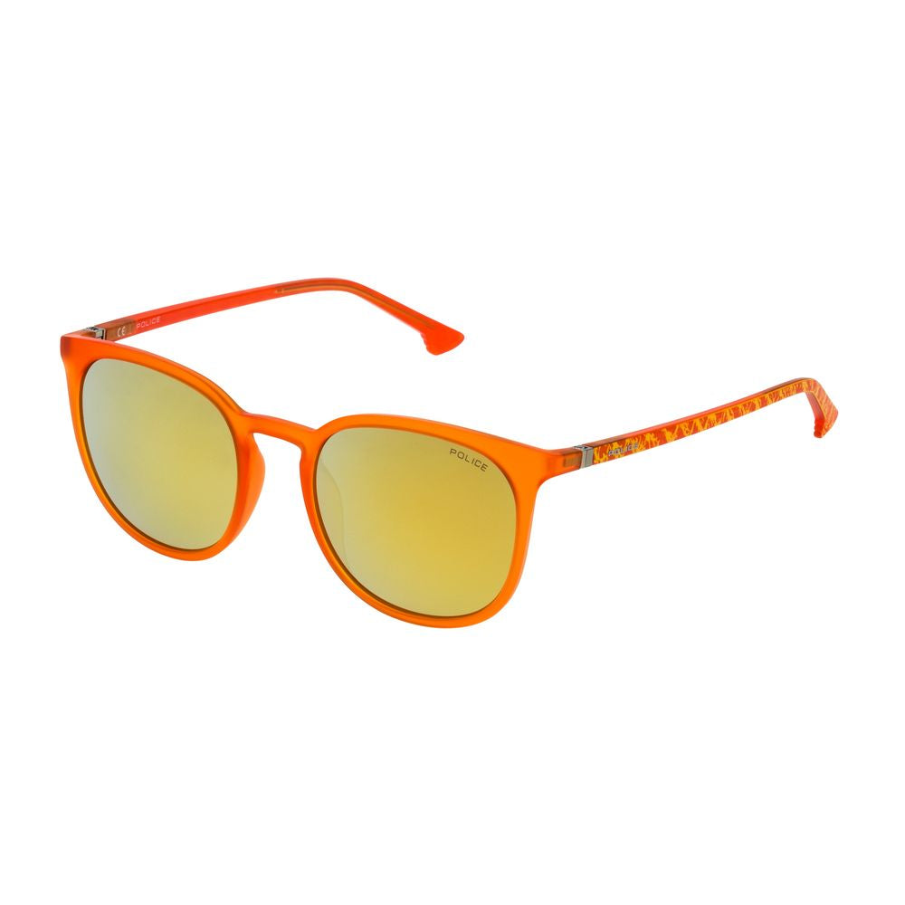 Police Orange Injected Sunglasses - Bold Elegance Redefined