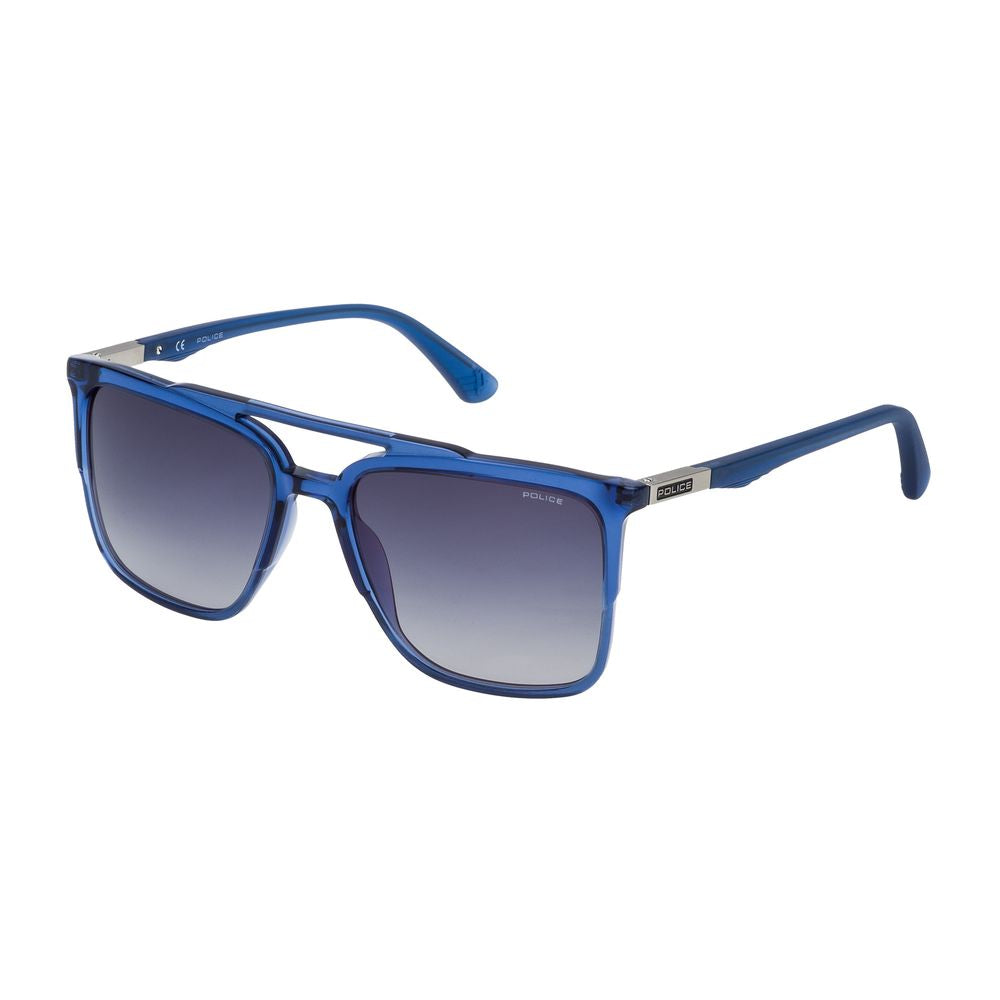 Police Blue Acetate Sunglasses - Timeless Luxury Accessory