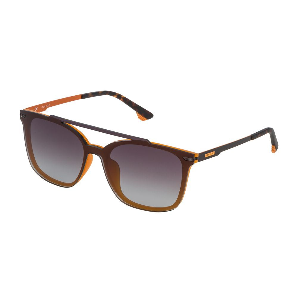 Police Gray Metal Sunglasses for Timeless Sophistication