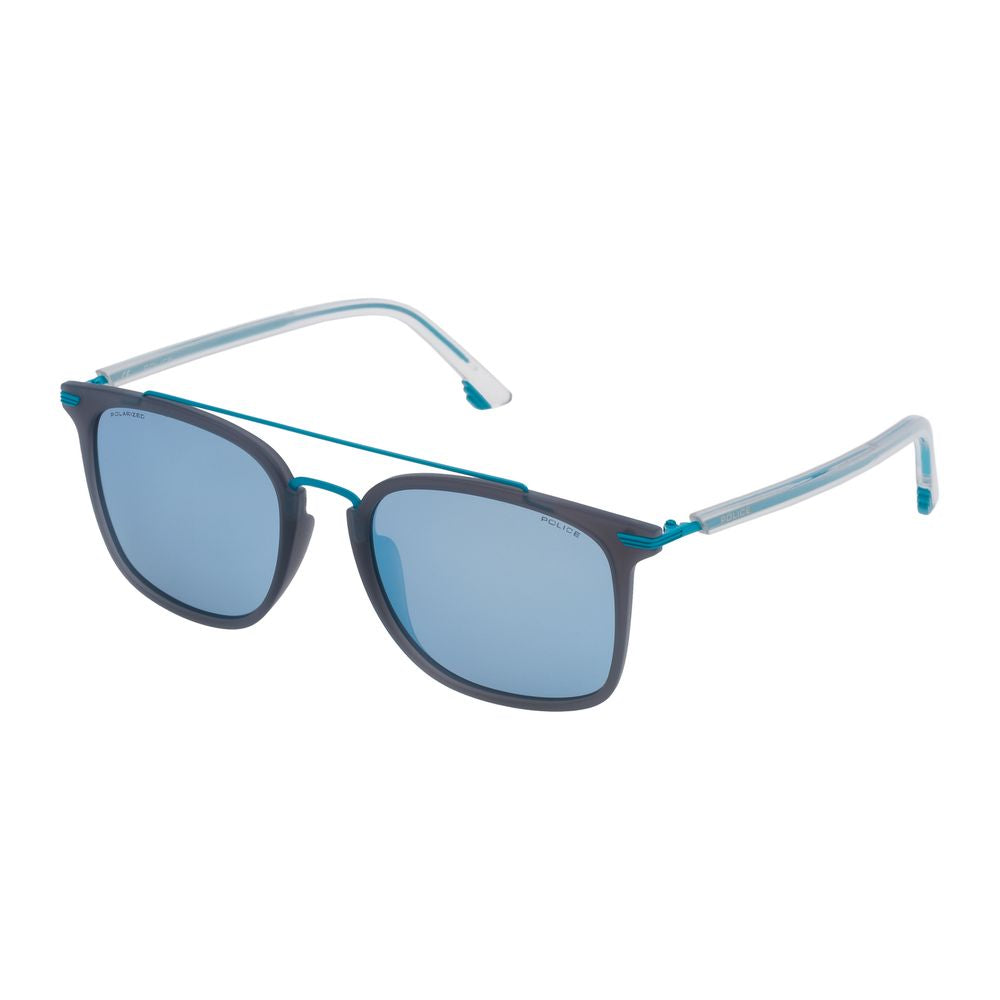 Police Blue Metal Sunglasses Timeless Elegance Redefined