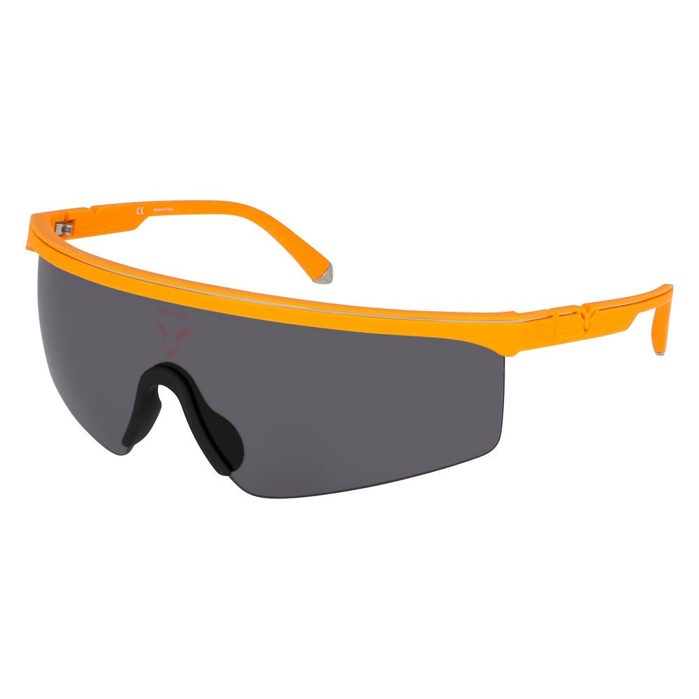 Police Orange Injected Sunglasses for Modern Elegance