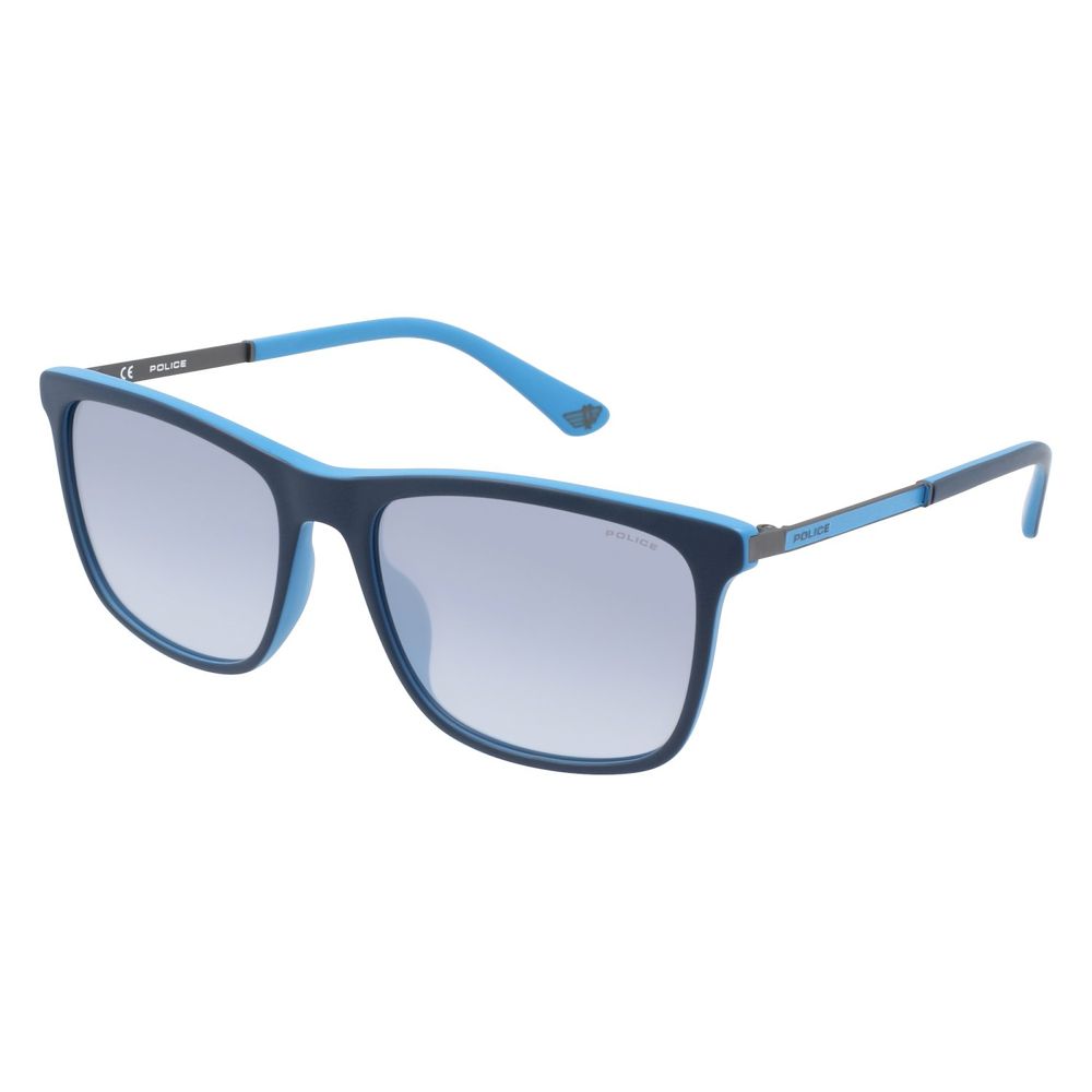 Police Blue Acetate Sunglasses for Timeless Elegance