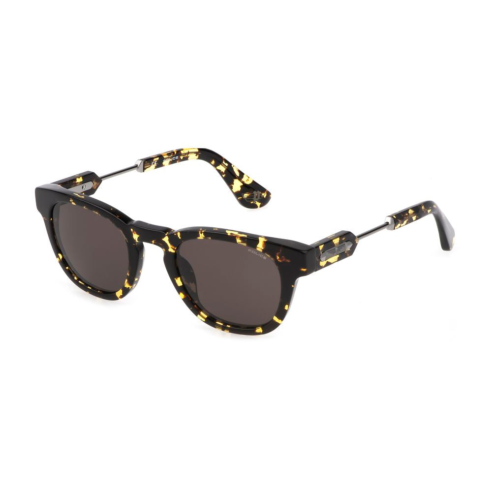 Police Brown Acetate Sunglasses for Elevated Style
