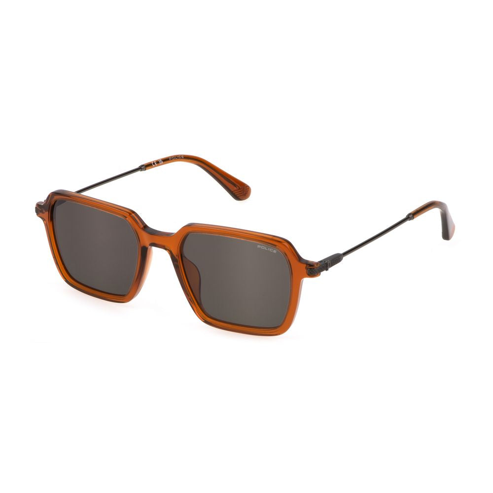 Police Brown Acetate Sunglasses - Timeless Luxury Eyewear