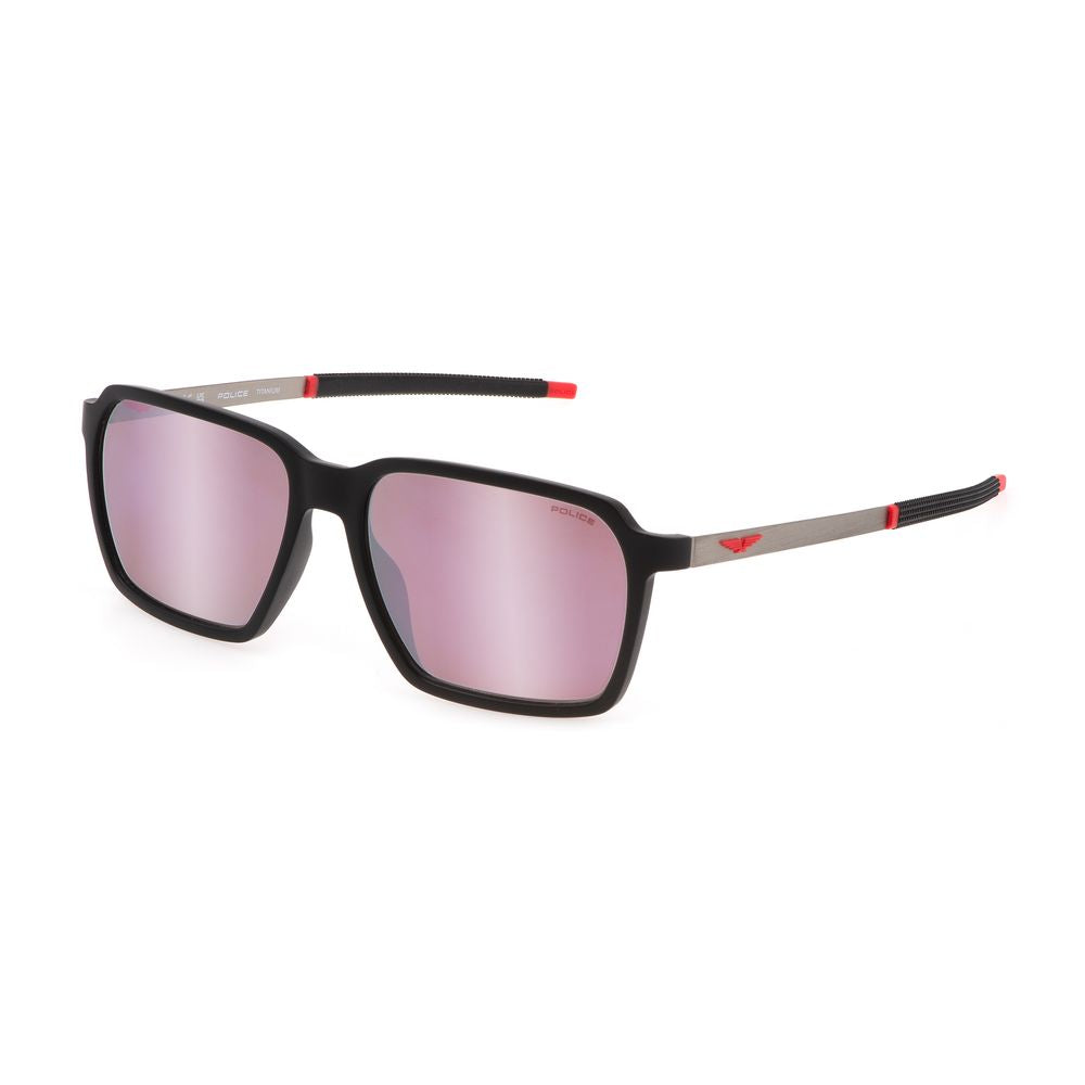 Police Black Black Sunglasses for Timeless Elegance