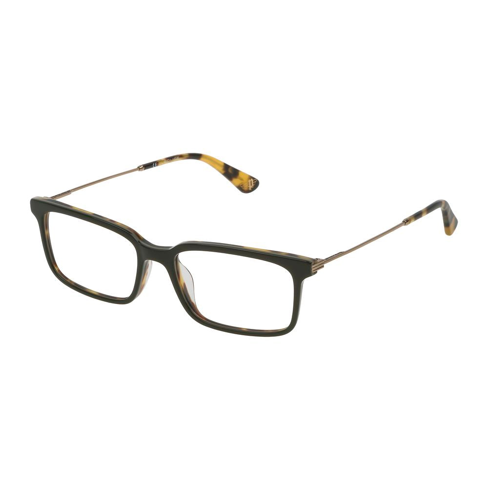 Police Green Acetate Frames - Sophisticated Eyewear Statement