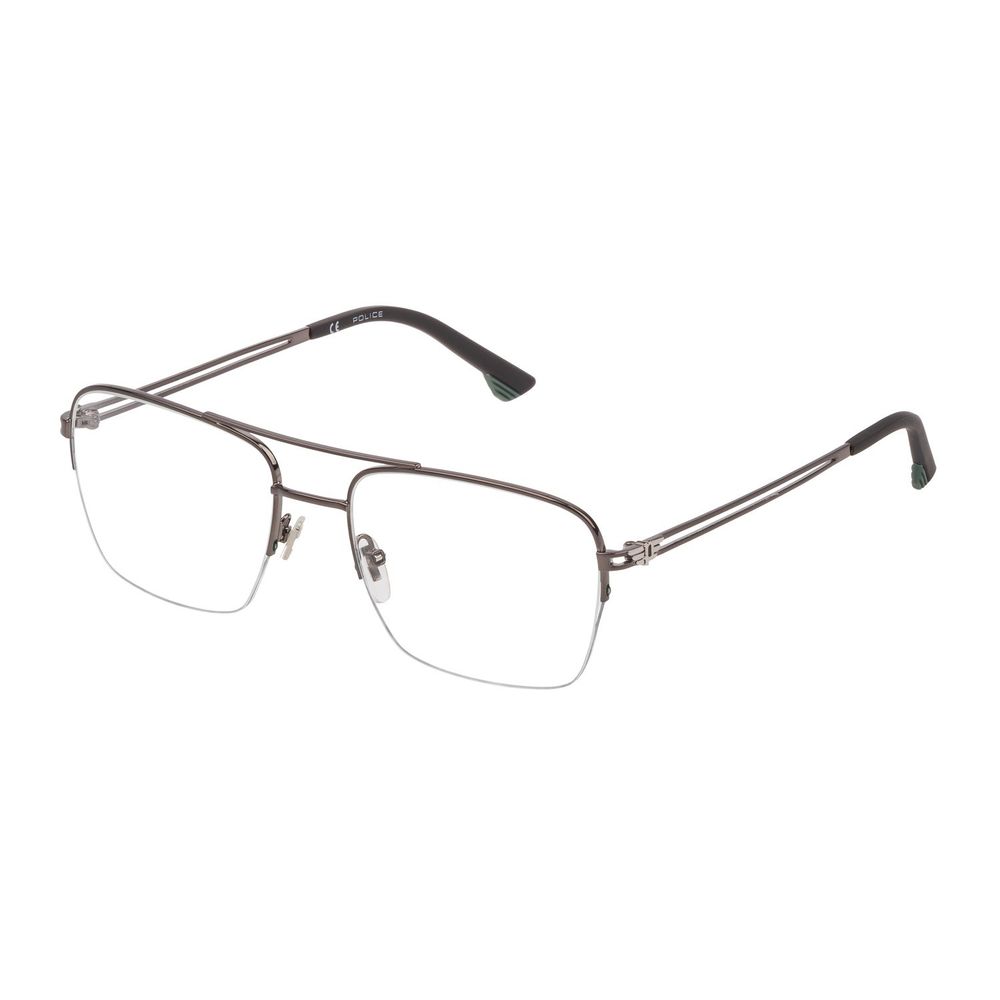 Police Gray Metal Frames - Elevate Your Eyewear Style