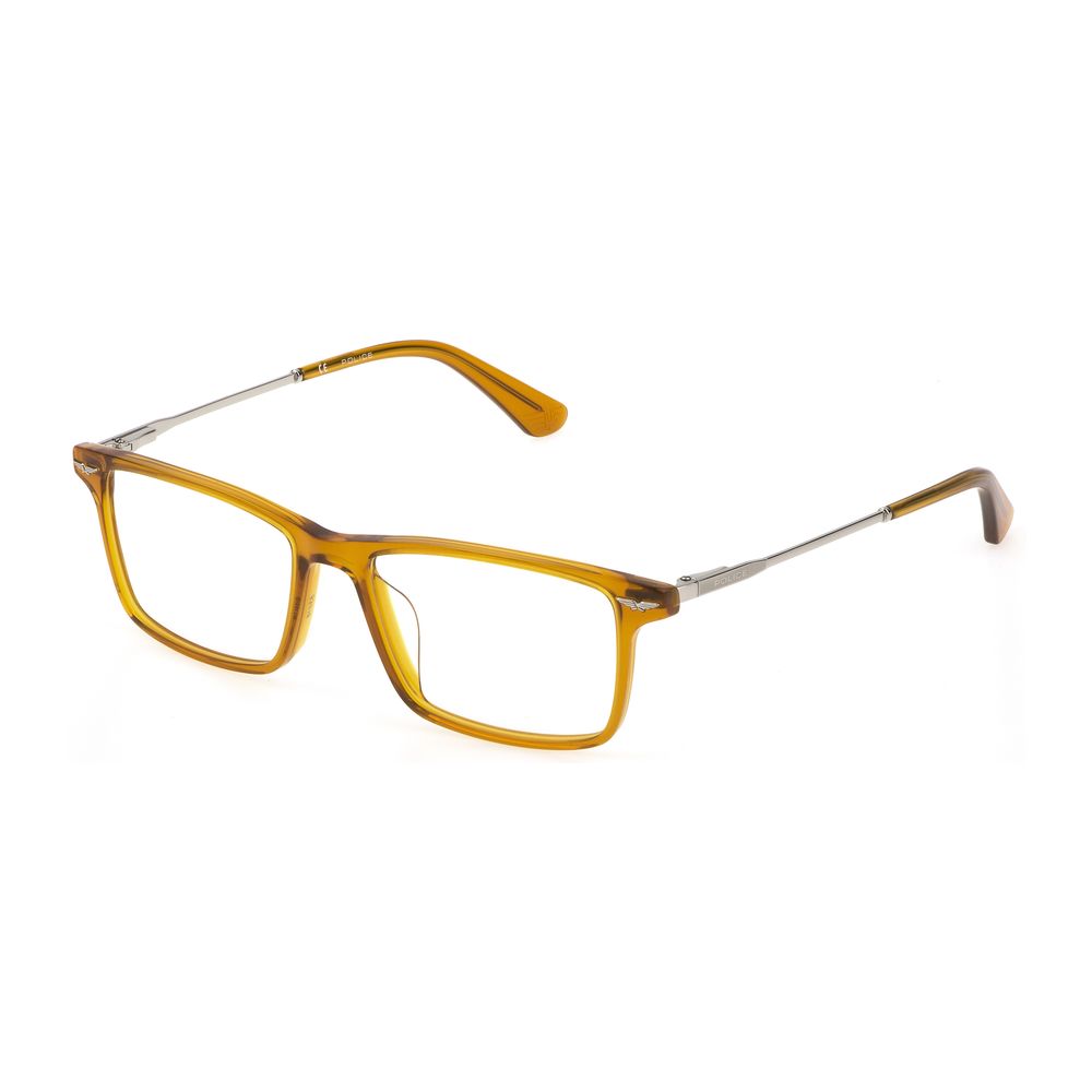 Police Orange Acetate Frames for Elevated Eyewear Style