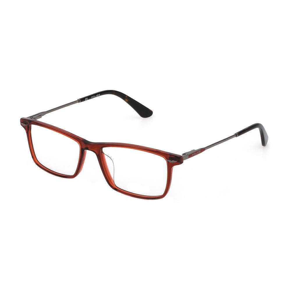 Police Red Acetate Frames - Bold Luxury Eyewear Statement