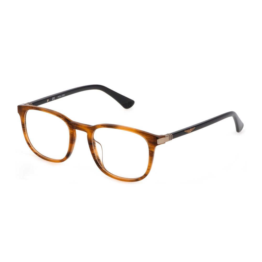 Police Brown Acetate Frames - Timeless Elegance Redefined
