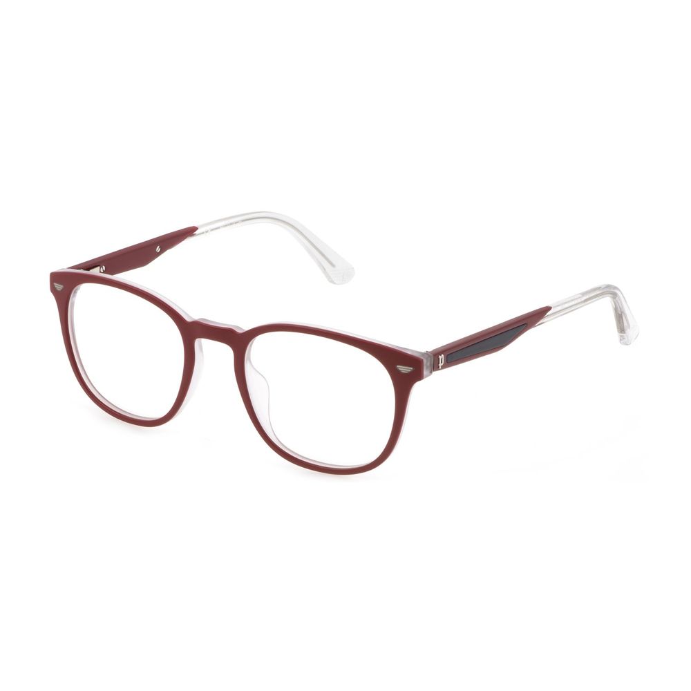Police Red Acetate Frames Eyewear - Bold Sophisticated Style