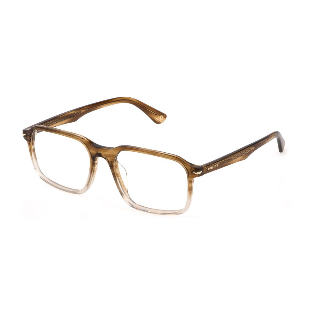 Police Brown Acetate Frames - Elegant Eyewear for Discerning Tastes