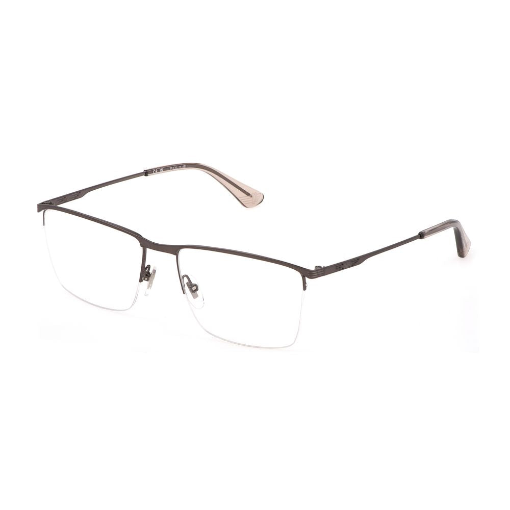Police Gray Metal Frames - Timeless Elegance Redefined