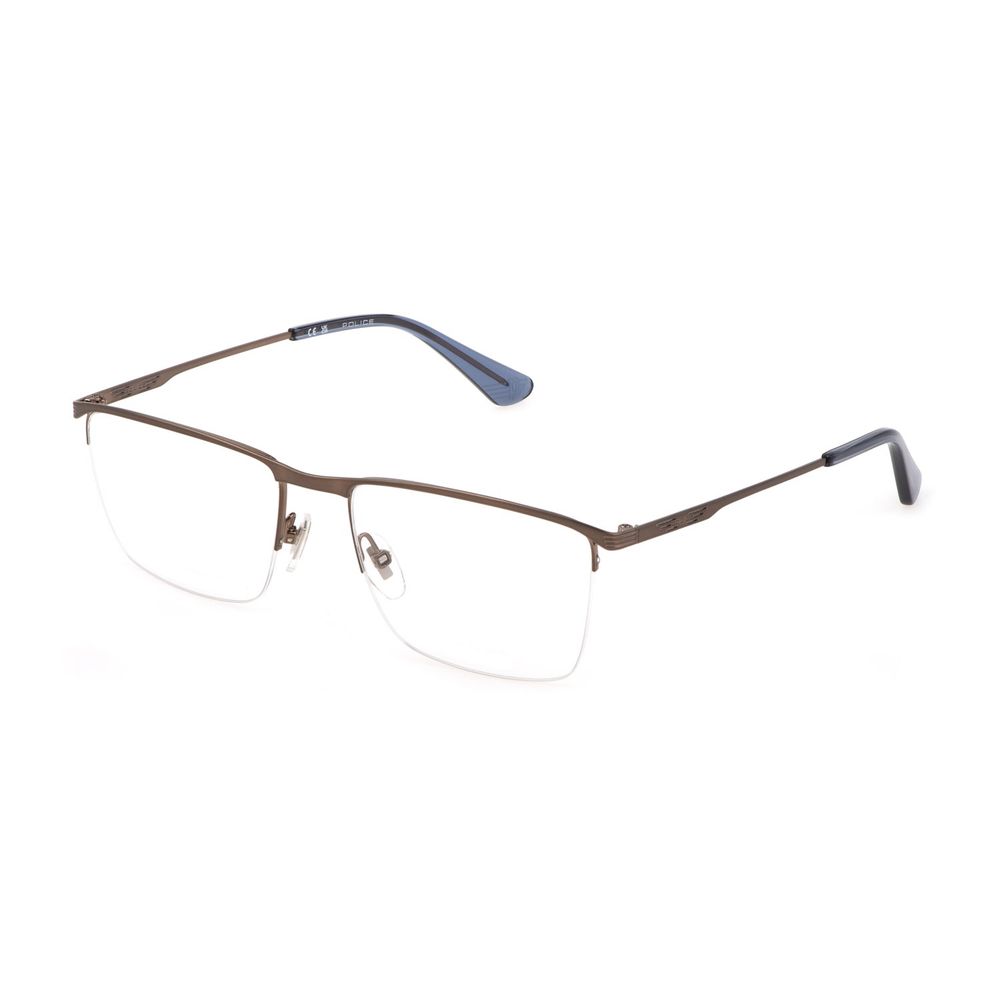 Police Brown Metal Frames - Sophisticated Eyewear Statement